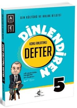 Eker Test 5. Sınıf Din Kültürü ve Ahlak Bilgisi Dinlendiren Konu Anlatımlı Defter