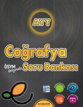 Endemik Yayınları AYT Coğrafya Soru Bankası