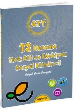 Endemik Yayınları AYT Türk Dili ve Edebiyatı 12 Deneme