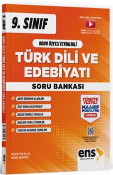 ENS Yayıncılık 9. Sınıf Türk Dili ve Edebiyatı Konu Özetli Etkinlikli Soru Bankası