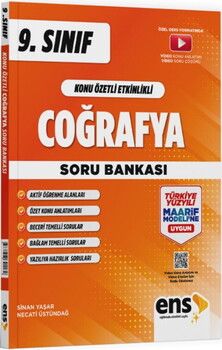 ENS Yayıncılık 9. Sınıf Coğrafya Konu Özetli Etkinlikli Soru Bankası