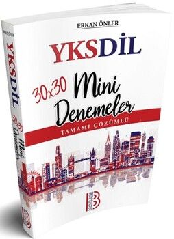 Erkan Önler YKSDİL 30 x 30 Mini Denemeler