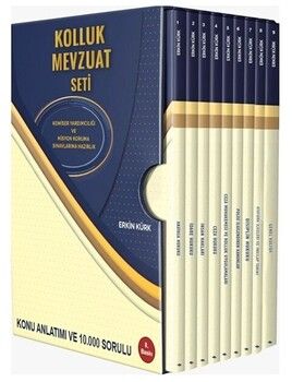 Erkin Kürk Komiser Yardımcılığı Kolluk Mevzuatı 10 Kitap Set 8. Baskı