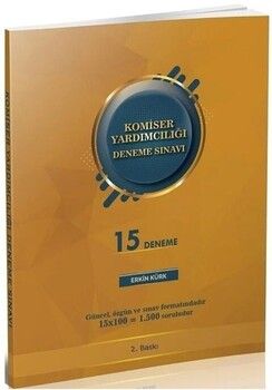 Erkin Kürk Komiser Yardımcılığı 15 Deneme 2. Baskı