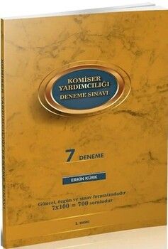 Erkin Kürk Komiser Yardımcılığı 7 Deneme 1. Baskı