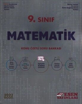 Esen Yayınları 2022 9. Sınıf Matematik Konu Özetli Soru Bankası