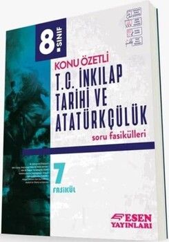 Esen Yayınları 8.Sınıf Konu Özetli İnkılap Tarihi Ve Atatürkçülük Soru Fasikülleri