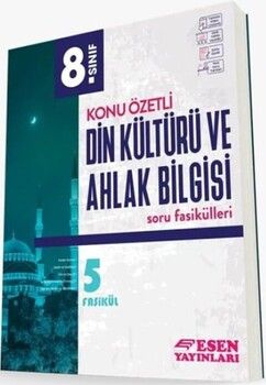 Esen Yayınları 8.Sınıf Konu Özetli Din Kültürü Ve Ahlak Bilgisi Soru Fasikülleri