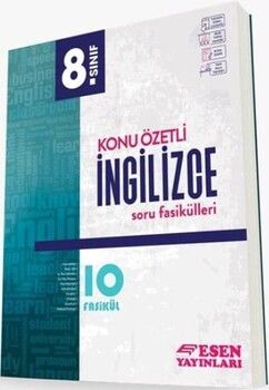 Esen Yayınları 8.Sınıf Konu Özetli İngilizce Soru Fasikülleri