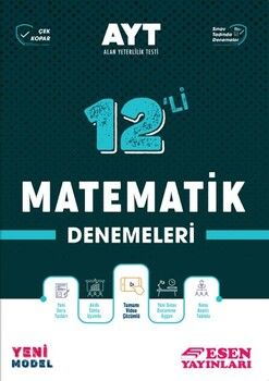 Esen Yayınları AYT Matematik 12 li Deneme