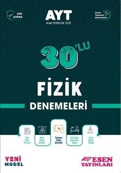 Esen Yayınları AYT Fizik 30 lu Deneme