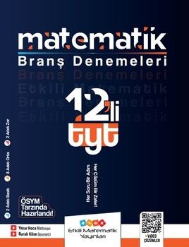 Etkili Matematik Yayınları TYT Matematik 12 li Branş Denemeleri