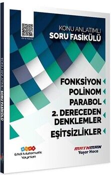 Etkili Matematik Yayınları AYT Matematik Fonksiyon Polinom Parabol 2. Dereceden Denklemler ve Eşitsizlik Konu Anlatımlı Soru Fas