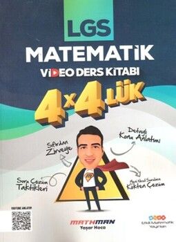 Etkili Matematik Yayınları 8. Sınıf LGS Matematik 4 x 4 lük Video Ders Kitabı