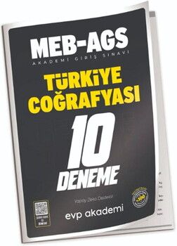 EVP Akademi 2025 MEB AGS Türkiye Coğrafyası 10 Deneme