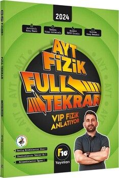 F10 Yayınları 2024 AYT Fizik Full Tekrar Video Ders Kitabı