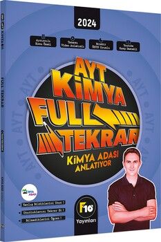 F10 Yayınları 2024 AYT Kimya Full Tekrar Video Ders Kitabı