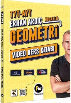F10 Yayınları Erhan Ardıç Hocayla TYT AYT Geometri Video Ders Kitabı
