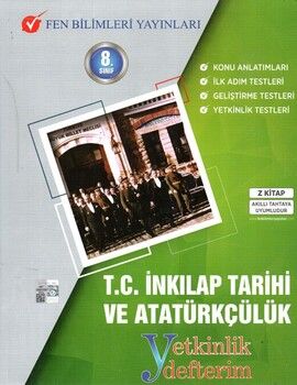 Fen Bilimleri Yayınları 8. Sınıf T.C İnkılap Tarihi ve Atatürkçülük Yetkinlik Defterim
