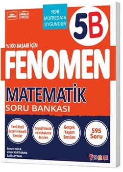 Fenomen Okul Yayınları 5. Sınıf Matematik B Fenomen Soru Bankası
