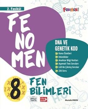 Fenomen Okul Yayınları 8. Sınıf LGS Fen Bilimleri Dna ve Genetik Kod 2. Fasikül