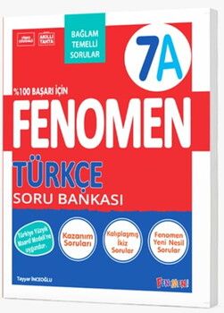 Fenomen Okul Yayınları 7. Sınıf Türkçe A Fenomen Soru Bankası
