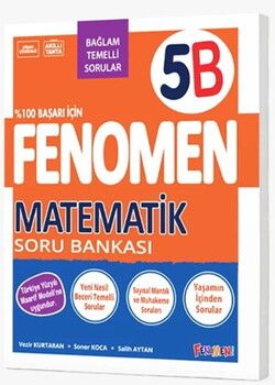 Fenomen Okul Yayınları 5. Sınıf Matematik B Fenomen Soru Bankası