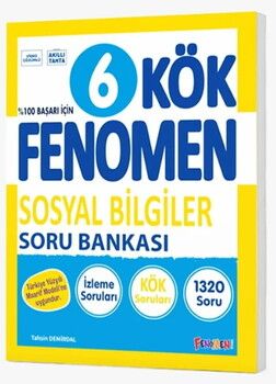 Fenomen Okul Yayınları 6. Sınıf Sosyal Bilgiler Kök Soru Bankası