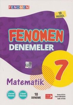 Fenomen Okul Yayınları 7. Sınıf Matematik 10 Deneme