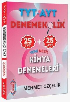 Feybe Yayınları TYT AYT Kimya Denemekolik 25 + 25 Yeni Nesil Denemeleri
