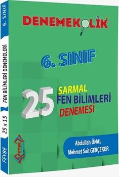 Feybe Yayınları 6. Sınıf Fen Bilimleri Denemekolik 25 Sarmal Deneme