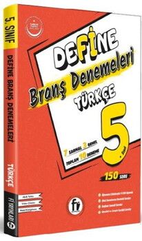 Fi Yayınları 5. Sınıf Define Türkçe Branş Denemeleri