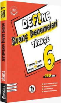 Fi Yayınları 6. Sınıf Türkçe Define Branş Denemeleri