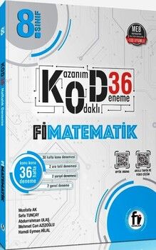  Fi Yayınları 8. Sınıf Matematik Kod 36 Deneme