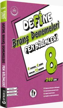 Fi Yayınları 8. Sınıf Fen Bilimleri Define Branş Denemeleri