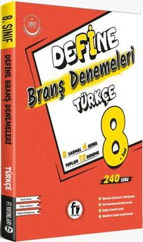 Fi Yayınları 8. Sınıf Türkçe Define Branş Denemeleri