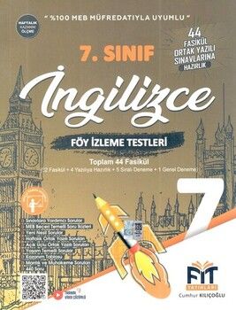 Fit Yayınları 7. Sınıf İngilizce Föy İzleme Testleri 44 Fasikül