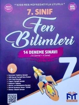 Fit Yayınları 7. Sınıf Fen Bilimleri 14 Deneme Sınavı