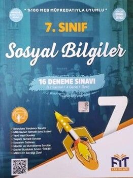 Fit Yayınları 7. Sınıf Sosyal Bilgiler 14 Deneme Sınavı