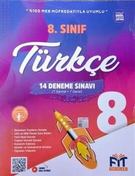 Fit Yayınları 8. Sınıf Türkçe 14 Deneme Sınavı