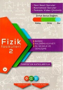 Fiziksel Alan Yayınları 2020 Turfoz Fizik Fasikülleri 2
