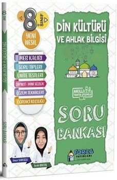Forza Yayınları 8. Sınıf Din Kültürü ve Ahlak Bilgisi Soru Bankası
