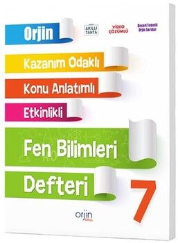 Gama Okul Yayınları 7. Sınıf Fen Bilimleri Orjin Konu Anlatımlı Defter
