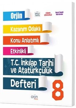 Gama Okul Yayınları 8. Sınıf TC İnkılap Tarihi ve Atatürkçülük Orjin Konu Anlatımlı Defter