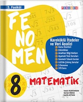 Gama Okul Yayınları 8. Sınıf Fenomen Matematik 3 Fasikül