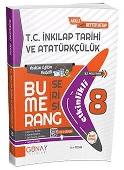 Günay Yayınları 8. Sınıf T.C. İnkılap Tarihi Ve Atatürkçülük Bumerang Etkinlikli