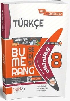 Günay Yayınları 8. Sınıf Türkçe Etkinlikli Bumerang Serisi