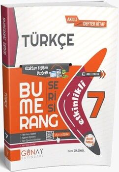 Günay Yayınları 7. Sınıf Türkçe Etkinlikli Bumerang Serisi