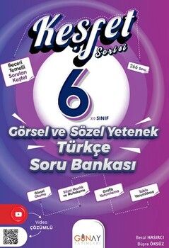 Günay Yayınları 6. Sınıf Türkçe Görsel ve Sözel Yetenek Keşfet Soru Bankası