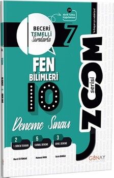 Günay Yayınları 7. Sınıf Fen Bilimleri Zoom 10 Deneme